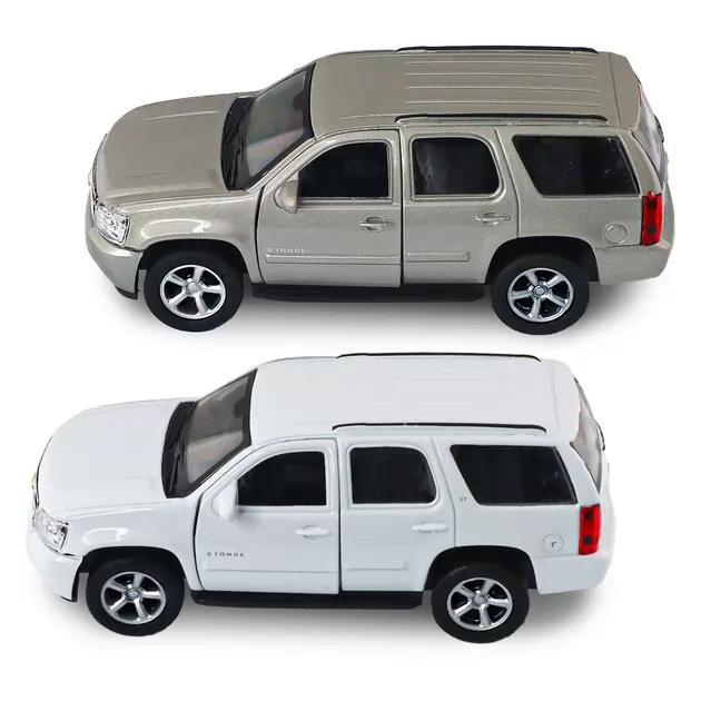 Автомодель - Chevrolet Tahoe 2008 (белый, серый)
