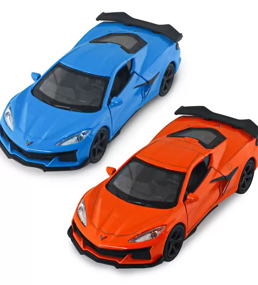 Автомодель - Chevrolet Corvette Z06 2023 (оранжевый, светло-голубой) - 250383W_1.jpg - № 1