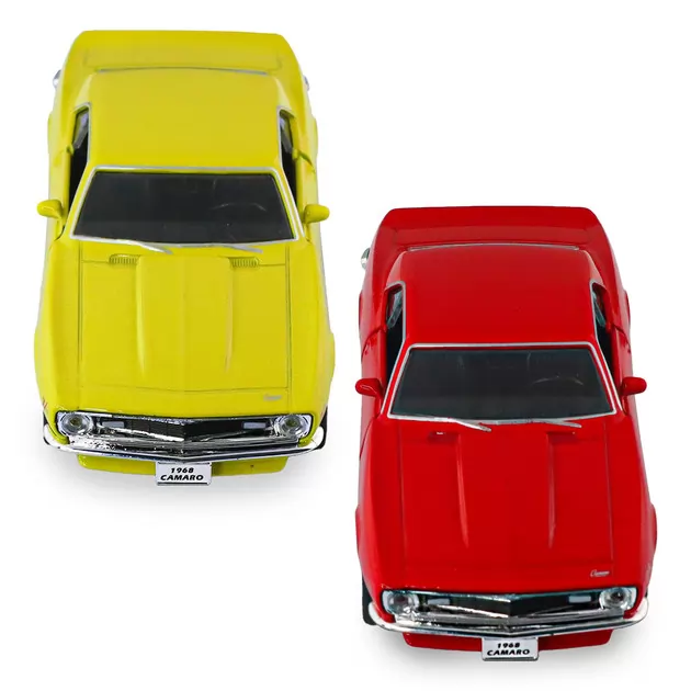 Автомодель - Chevrolet Camaro Z28 1968 (красный, желтый)