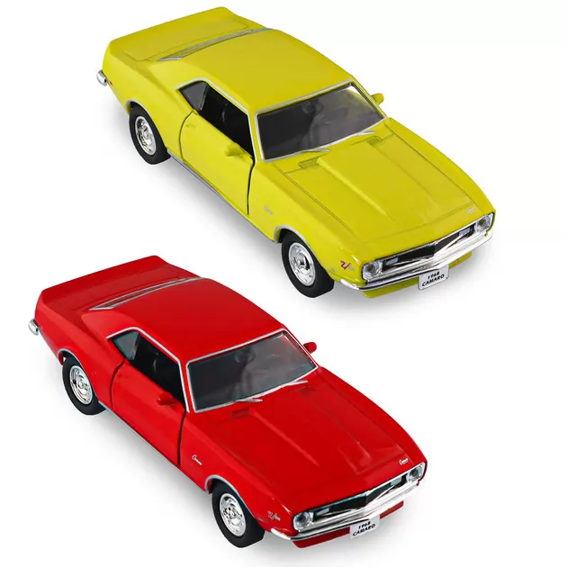 Автомодель - Chevrolet Camaro Z28 1968 (красный, желтый)