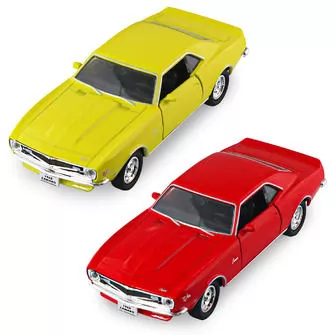 Автомодель - Chevrolet Camaro Z28 1968 (красный, желтый)