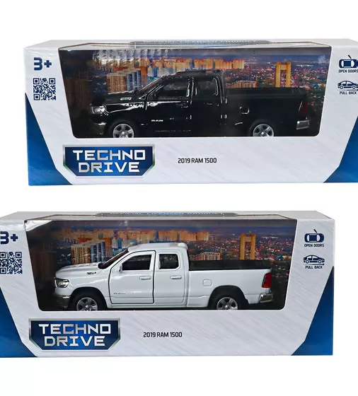 Автомодель - RAM 1500 2019 (белый, черный) - 250385W_13.jpg - № 13