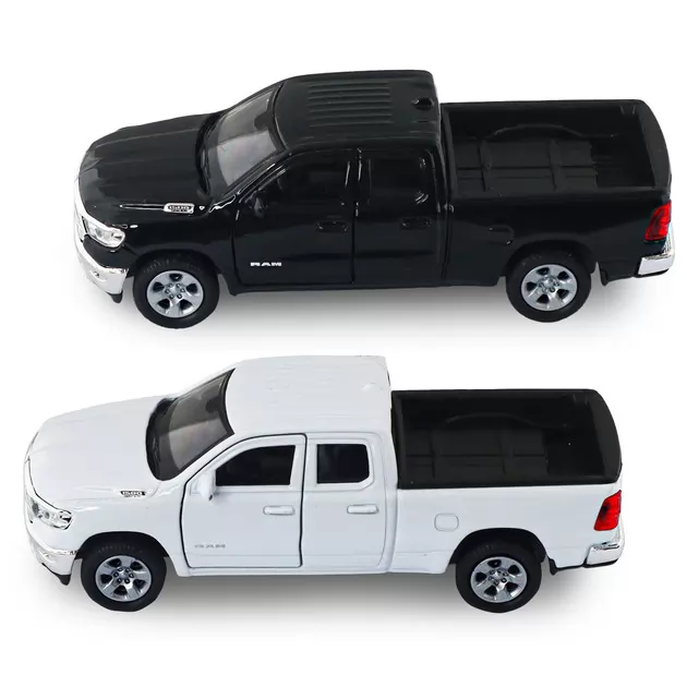 Автомодель - RAM 1500 2019 (белый, черный)