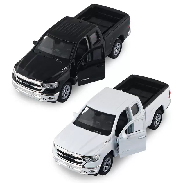 Автомодель - RAM 1500 2019 (белый, черный)