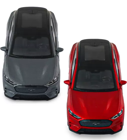 Автомодель - Ford Mustang Mach-E GT 2023 (красный, серебристо-серый) - 250387W_8.jpg - № 8