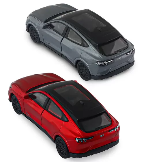 Автомодель - Ford Mustang Mach-E GT 2023 (красный, серебристо-серый) - 250387W_3.jpg - № 3