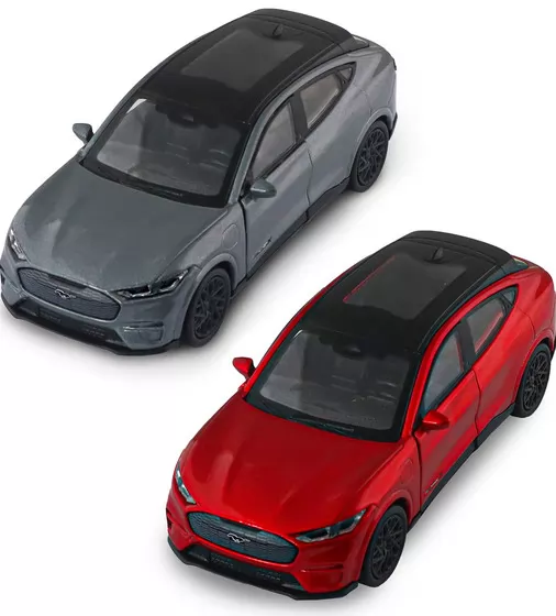 Автомодель - Ford Mustang Mach-E GT 2023 (красный, серебристо-серый) - 250387W_1.jpg - № 1