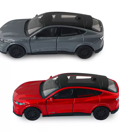Автомодель - Ford Mustang Mach-E GT 2023 (красный, серебристо-серый) - 250387W_2.jpg - № 2