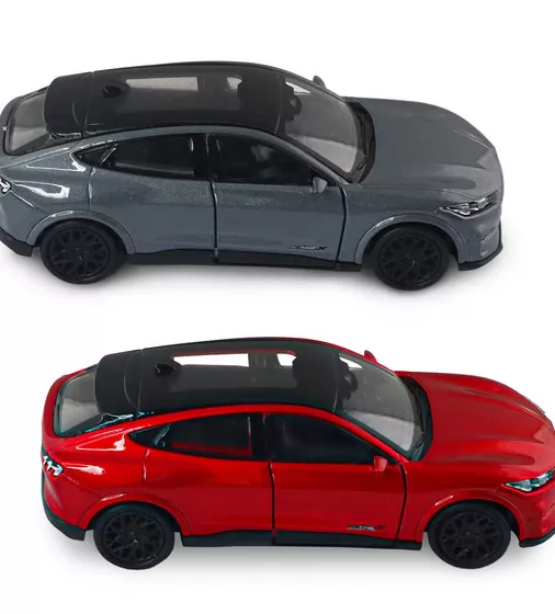 Автомодель - Ford Mustang Mach-E GT 2023 (красный, серебристо-серый) - 250387W_6.jpg - № 6
