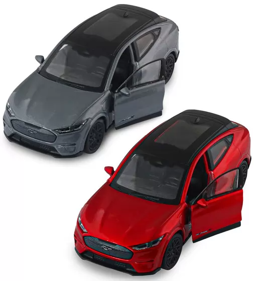 Автомодель - Ford Mustang Mach-E GT 2023 (красный, серебристо-серый) - 250387W_9.jpg - № 9
