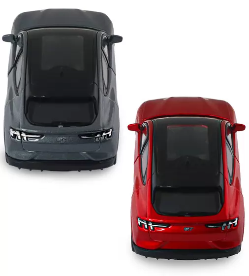 Автомодель - Ford Mustang Mach-E GT 2023 (красный, серебристо-серый) - 250387W_4.jpg - № 4
