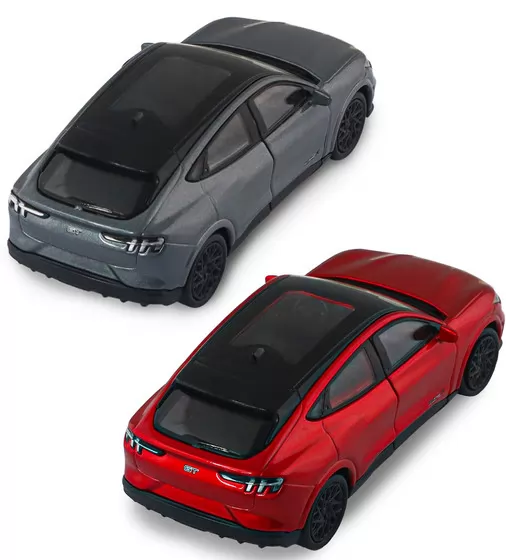 Автомодель - Ford Mustang Mach-E GT 2023 (красный, серебристо-серый) - 250387W_5.jpg - № 5