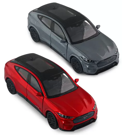 Автомодель - Ford Mustang Mach-E GT 2023 (красный, серебристо-серый) - 250387W_7.jpg - № 7
