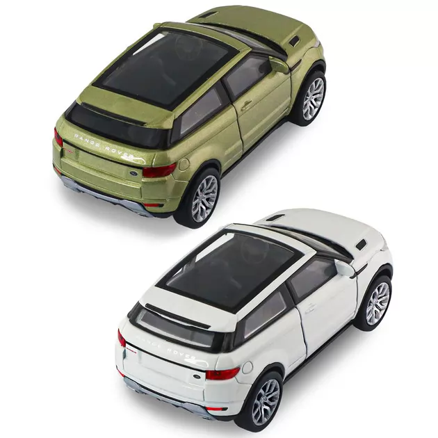 Автомодель - Land Rover Range Rover Evoque (белый, зеленый)