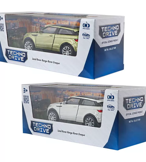 Автомодель - Land Rover Range Rover Evoque (белый, зеленый) - 250388W_12.jpg - № 12