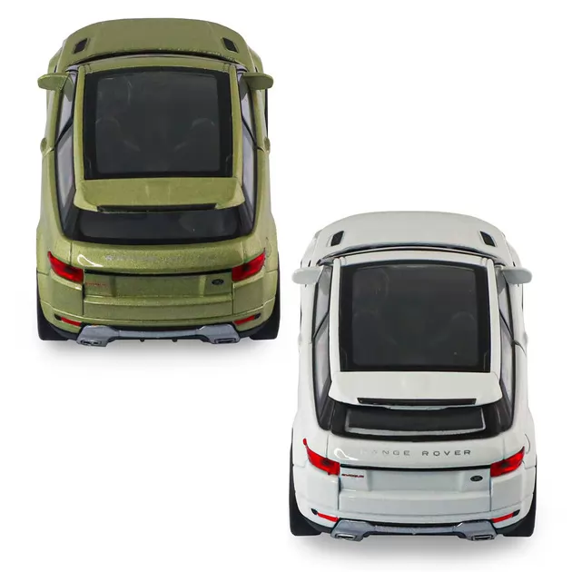 Автомодель - Land Rover Range Rover Evoque (белый, зеленый)