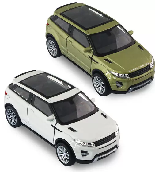 Автомодель - Land Rover Range Rover Evoque (белый, зеленый) - 250388W_7.jpg - № 7