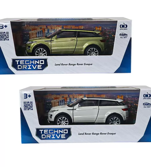 Автомодель - Land Rover Range Rover Evoque (белый, зеленый) - 250388W_13.jpg - № 13