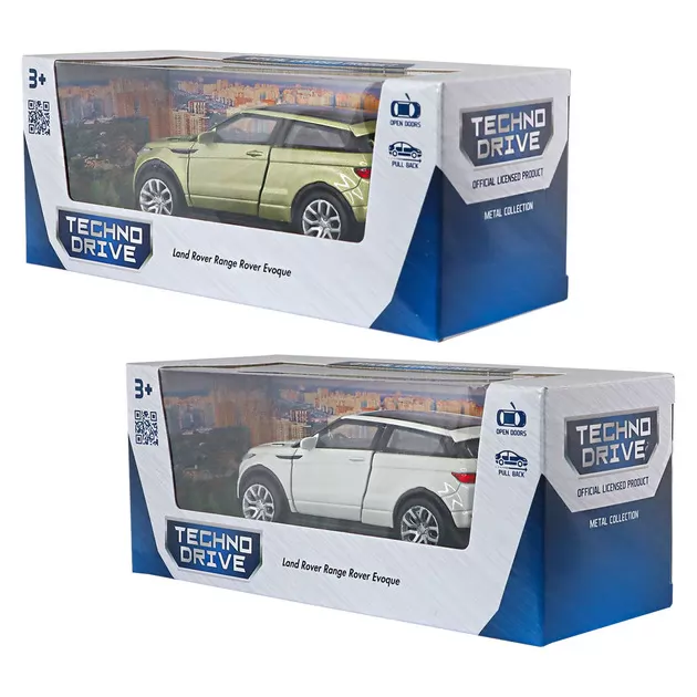 Автомодель - Land Rover Range Rover Evoque (белый, зеленый)