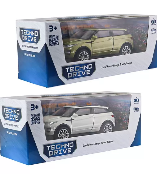 Автомодель - Land Rover Range Rover Evoque (белый, зеленый) - 250388W_14.jpg - № 14