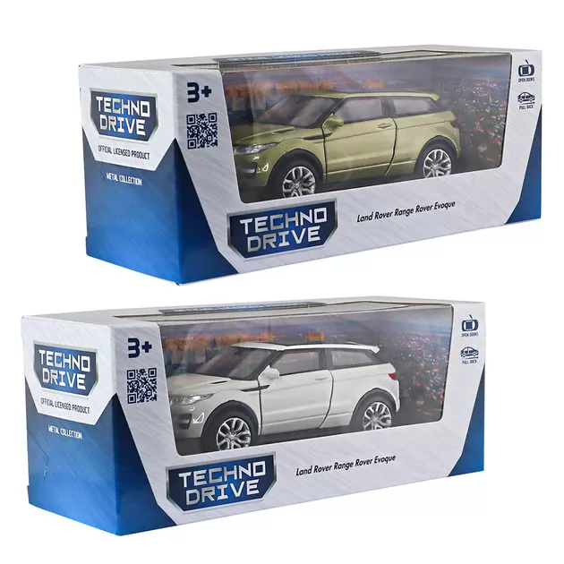 Автомодель - Land Rover Range Rover Evoque (белый, зеленый)