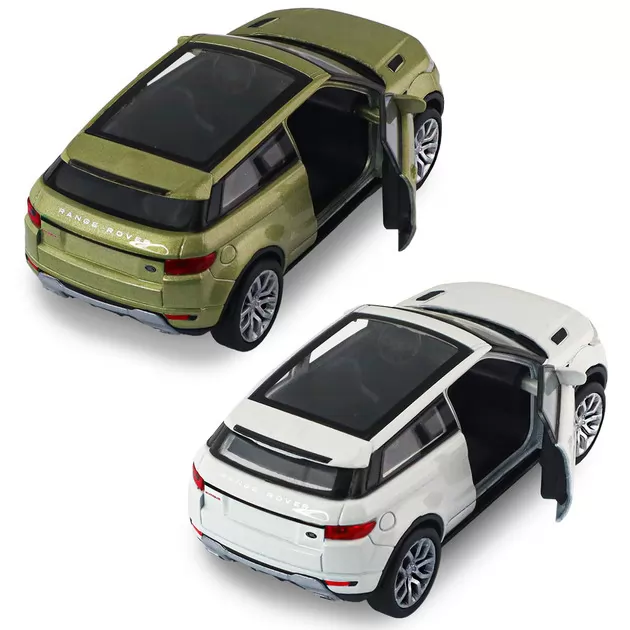 Автомодель - Land Rover Range Rover Evoque (белый, зеленый)