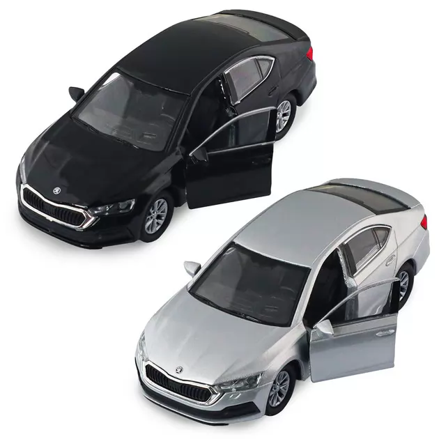 Автомодель - Skoda Octavia (черный, серебристый)