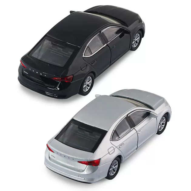 Автомодель - Skoda Octavia (черный, серебристый)