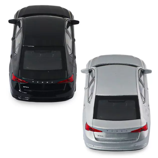 Автомодель - Skoda Octavia (черный, серебристый)
