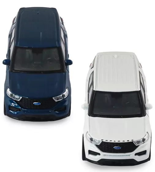 Автомодель - Ford Explorer 2023 (перламутрово-белый, голубой металлик) - 250392W_8.jpg - № 8
