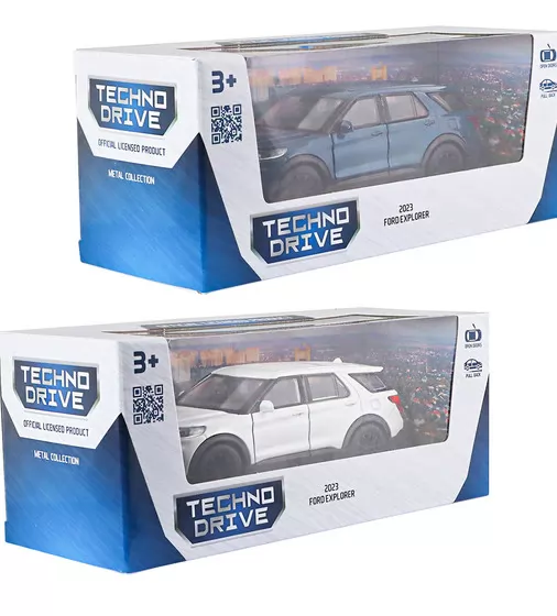 Автомодель - Ford Explorer 2023 (перламутрово-белый, голубой металлик) - 250392W_14.jpg - № 14