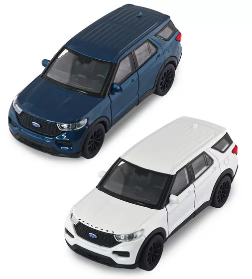 Автомодель - Ford Explorer 2023 (перламутрово-белый, голубой металлик) - 250392W_1.jpg - № 1