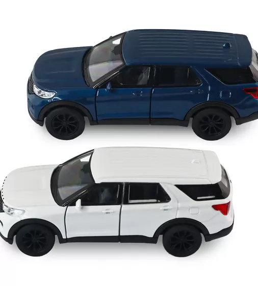 Автомодель - Ford Explorer 2023 (перламутрово-белый, голубой металлик) - 250392W_2.jpg - № 2