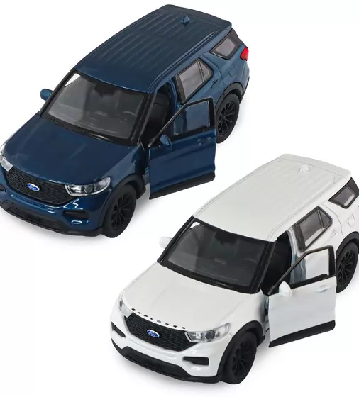 Автомодель - Ford Explorer 2023 (перламутрово-белый, голубой металлик) - 250392W_9.jpg - № 9