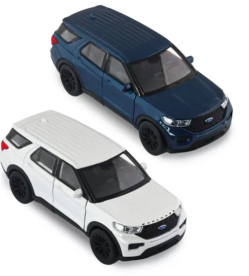 Автомодель - Ford Explorer 2023 (перламутрово-белый, голубой металлик) - 250392W_7.jpg - № 7