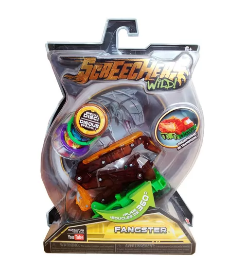 Машинка-Трансформер Screechers Wild! L 2 – Фэнгстер - EU683221_4.jpg - № 4