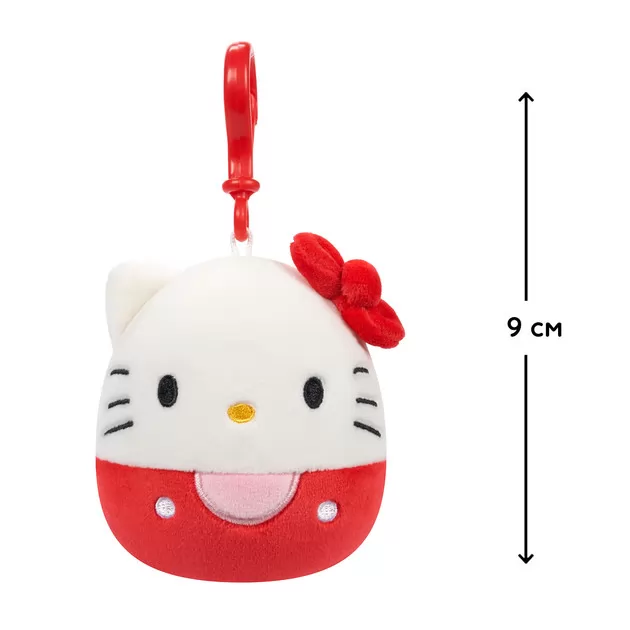 Мягкая игрушка на клипсе Squishmallows - Хеллоу Китти (9 cm)