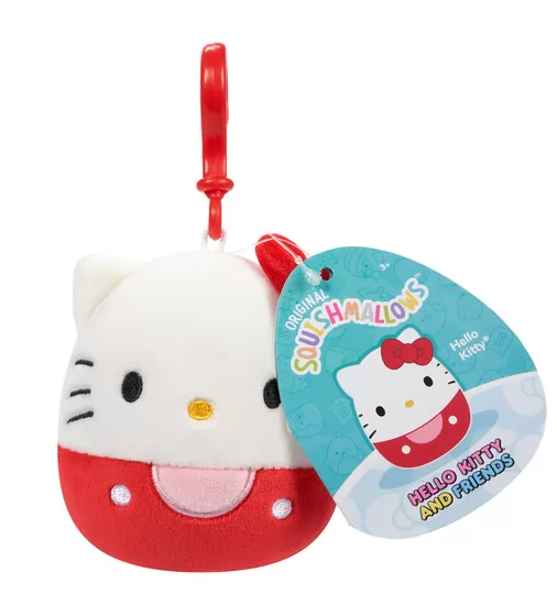 Мягкая игрушка на клипсе Squishmallows - Хеллоу Китти (9 cm) - SQSN00270_3.jpg - № 3