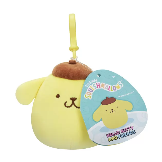 Мягкая игрушка на клипсе Squishmallows - Помпомпурин (9 cm)