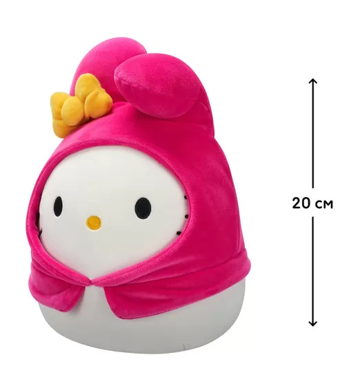 Мягкая игрушка Squishmallows - Хеллоу Китти в образе Моя Мелоди (20 cm) - SQSN00390_2.jpg - № 2