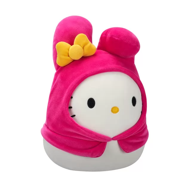 Мягкая игрушка Squishmallows - Хеллоу Китти в образе Моя Мелоди (20 cm)