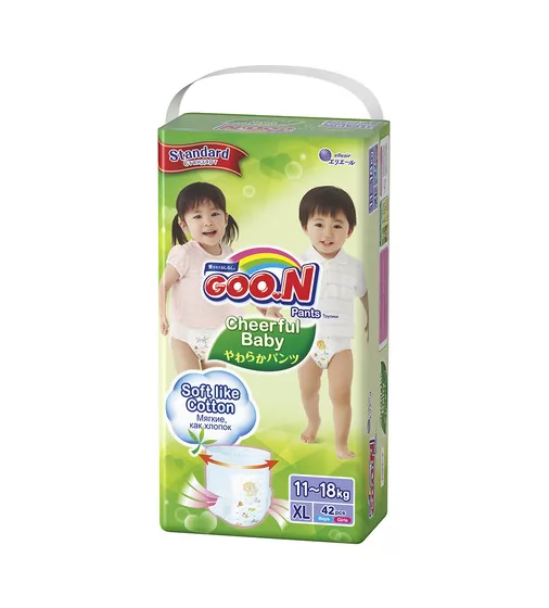 Трусики-Подгузники Cheerful Baby Для Детей (Xl, 11-18 Кг, 42 Шт) - 853882_1.jpg - № 1