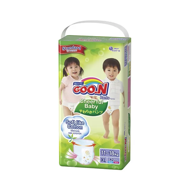 Трусики-Подгузники Cheerful Baby Для Детей (Xl, 11-18 Кг, 42 Шт)