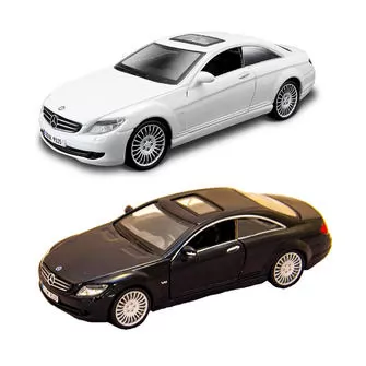 Автомодель - Mercedes-Benz Cl-550 (ассорти белый, черный, 1:32)