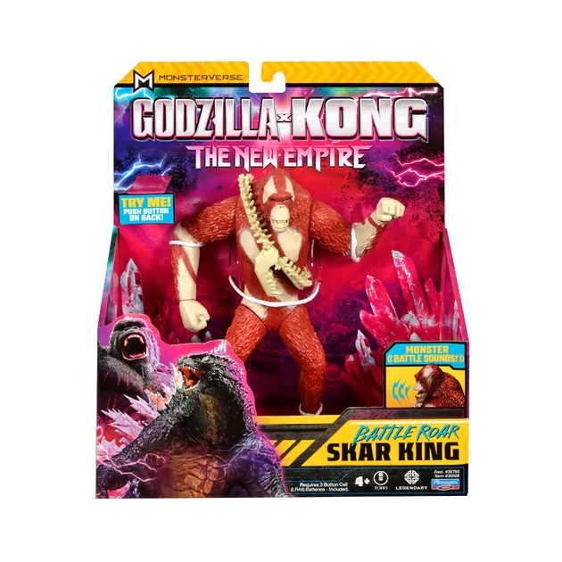 Фигурка Godzilla x Kong - Скар Кинг готов к бою (звук)