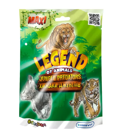 Дисплей стретч-игрушек в виде животного Legend of animals Макси – Хищники джунглей (12 шт.) - 30-CN23-CDU_2.jpg - № 2