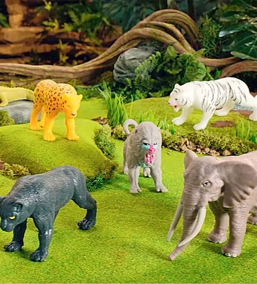 Дисплей стретч-игрушек в виде животного Legend of animals Макси – Хищники джунглей (12 шт.) - 30-CN23-CDU_5.jpg - № 5