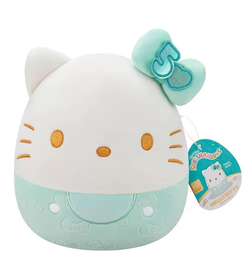 Мягкая игрушка Squishmallows – Хеллоу Китти в изумрудном (20 cm) - SQSN00498_7.jpg - № 7