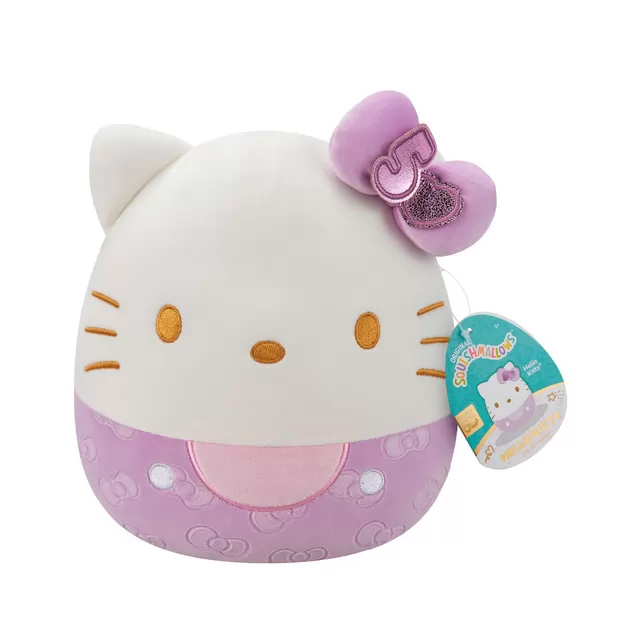 Мягкая игрушка Squishmallows – Хеллоу Китти в фиолетовом (20 cm)