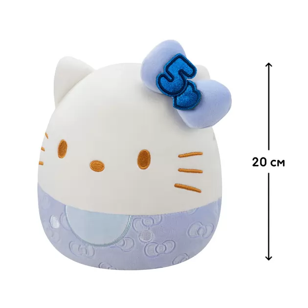 Мягкая игрушка Squishmallows – Хеллоу Китти в синем (20 cm)